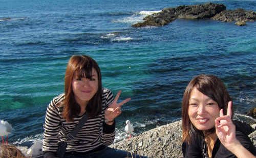 Mieko Dohi and Yuri Takamo from Osaka took part in last year’s student program. Mieko Dohi and Yuri Takamo from Osaka took part in last year’s student program.